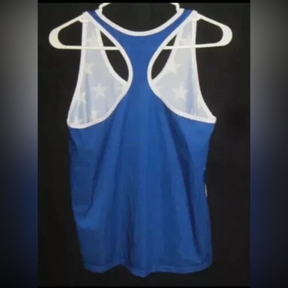 NBA Basketball Vintage Chicago Bulls USA Flag Jersey Tank Top Medium Dunk - Picture 5 of 5